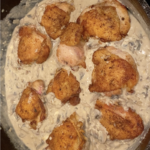 Chicken In Creamy Garlic Mushroom Sauce