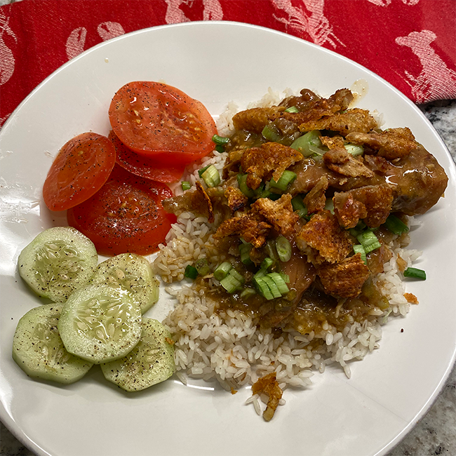 Cajun sticky chicken recipe